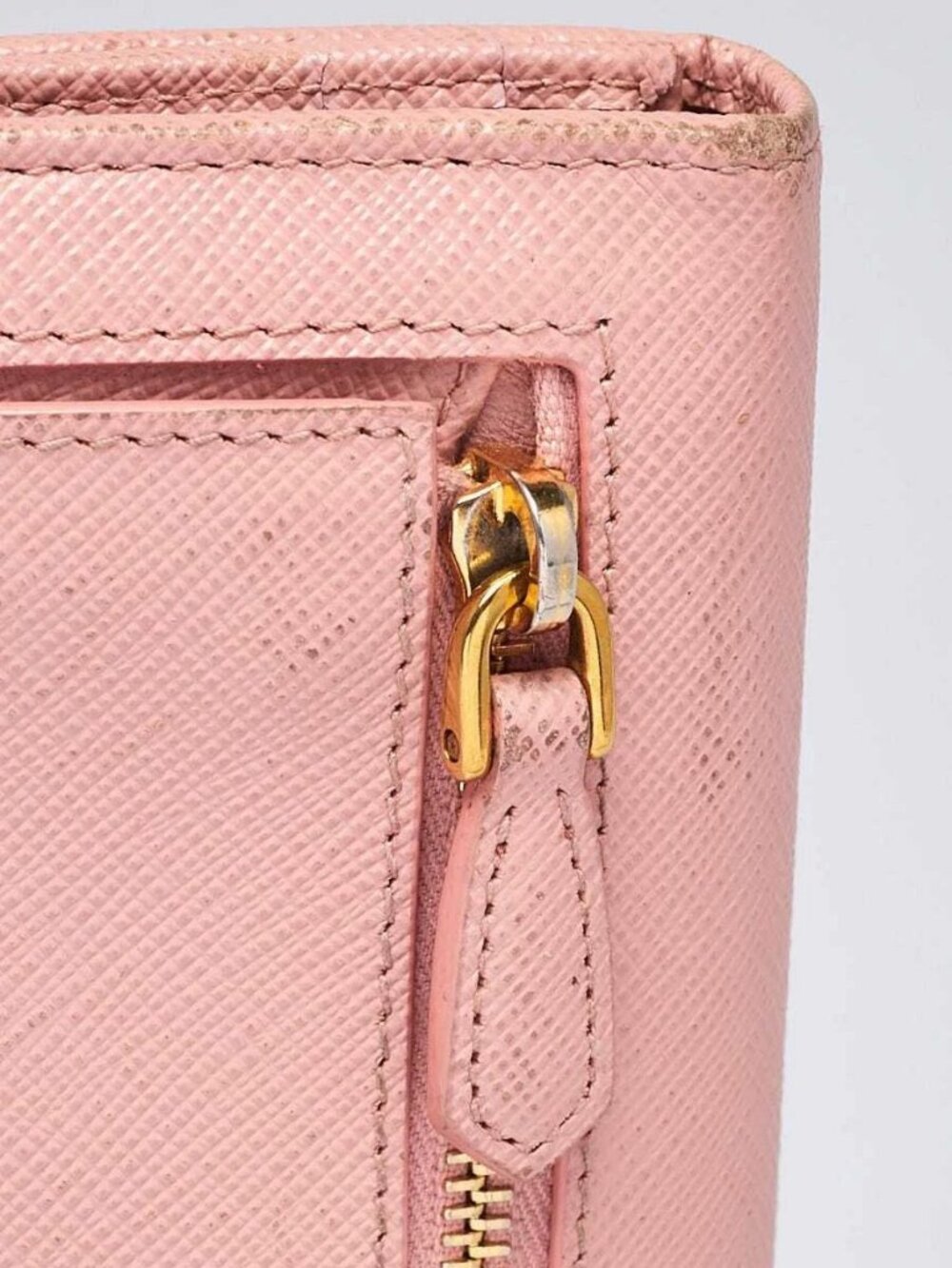 Prada Orchidea Saffiano Metal Leather Continental Wallet 1mh132 View 5